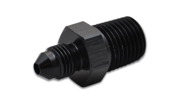 Vibrant -4AN to 1/8in NPT Straight Adapter Fitting - Aluminum