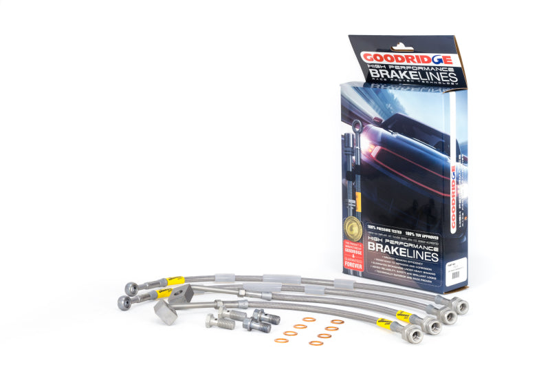 Goodridge 11-15 Jeep Grand Cherokee (Incl SRT 8) / 11-15 Dodge Durango SS Brake Line Kit