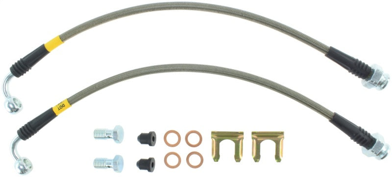 StopTech 06-09 Pontiac Solstice Stainless Steel Front Brake Line Kit