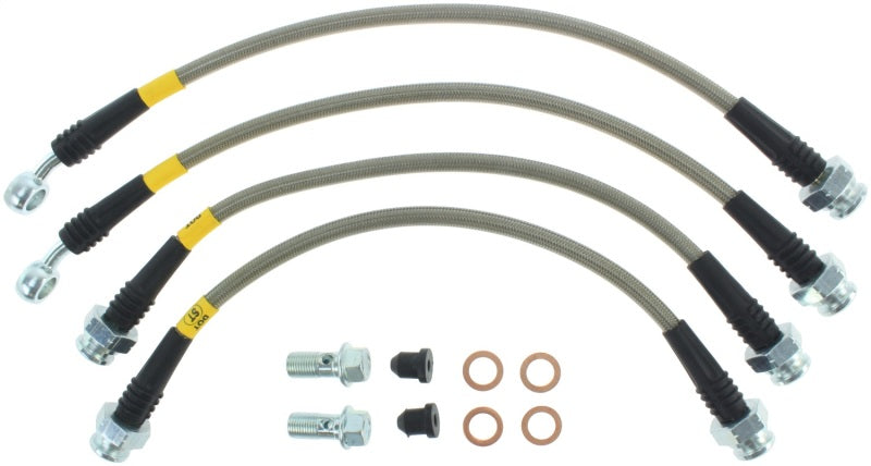 StopTech 05-09 Land Rover LR 3 / 06-09 Range Rover Rear Stainless Steel Brake Line Kit