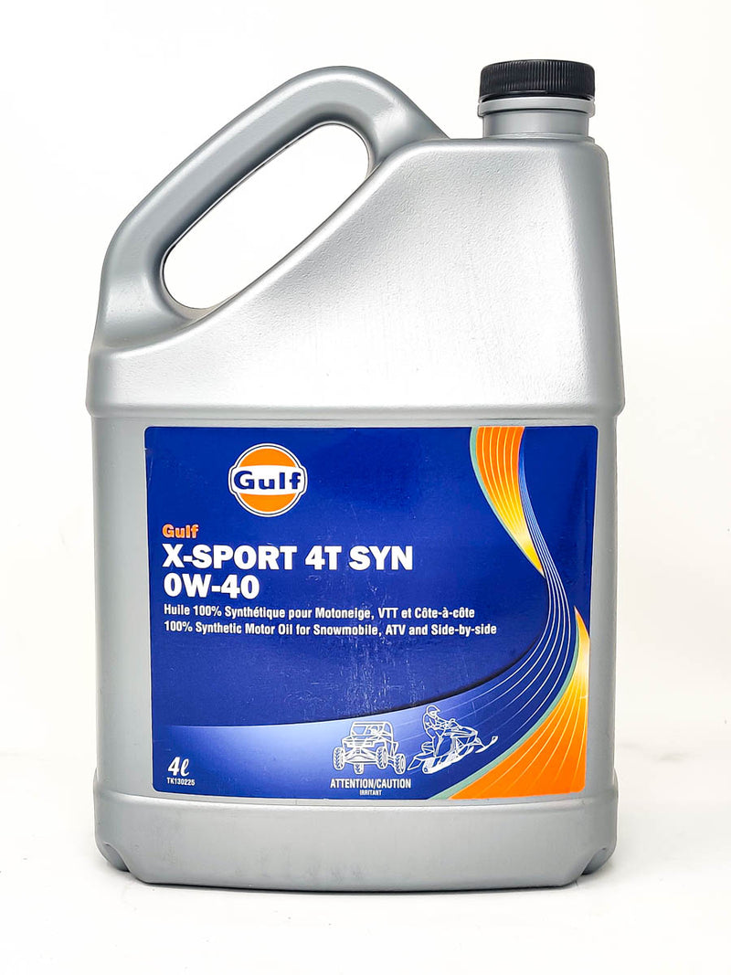 Gulf X-Sport 4T 0W40 Motor Oil - 4L