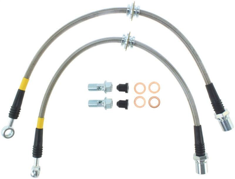 StopTech Stainless Steel Front Brake Lines 91-95 Toyota MR2