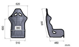 OMP First-R Racing Seat